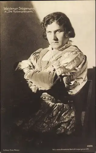Ak Schauspieler Waldemar Stägemann, Robensteinerin