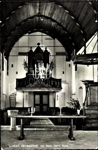 Ak 's Heer Abtskerke Zeeland, Int. Ned. Herv. Kerk