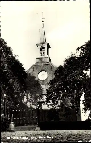 Ak Kleverskerke Middelburg Zeeland Niederlande, Ned. Herv. Kerk