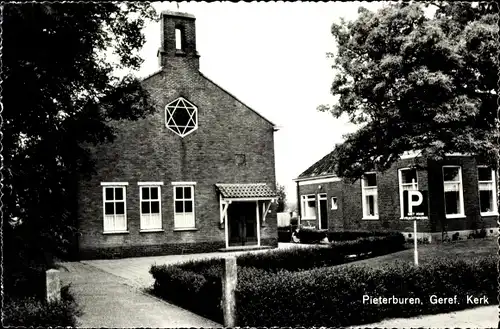 Ak Pieterburen Groningen Niederlande, Geref. Kerk