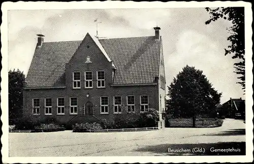 Ak Beusichem Gelderland, Gemeentehuis