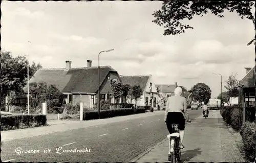 Ak Loosdrecht Nordholland Niederlande, Straßenansicht