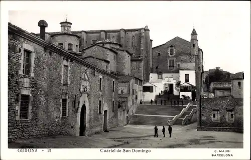 Ak Gerona Girona Katalonien, Cuartel de San Domingo