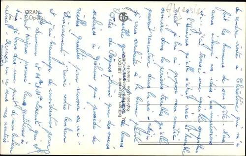 Ak Oran Algerien, L'Opera