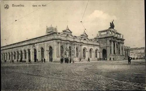 Ak Bruxelles Brüssel, Gare du Midi