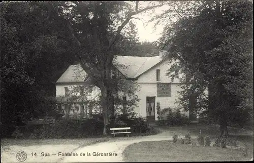 Ak Spa Wallonien Lüttich, La Source de la Géronstère