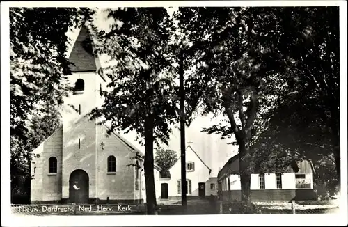 Ak Nieuw Dordrecht Emmen Drenthe Niederlande, Nederlandse Hervormde Kerk