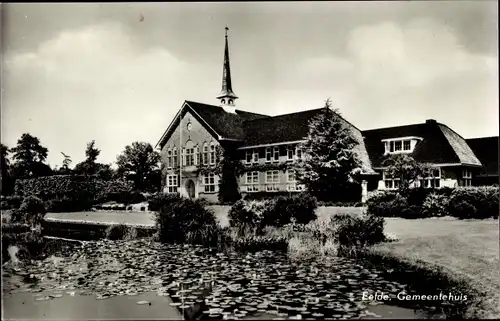 Ak Eelde Drenthe Niederlande, Gemeentehuis
