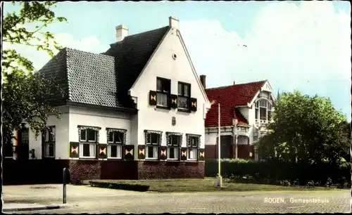 Ak Roden Drenthe Niederlande, Gemeentehuis