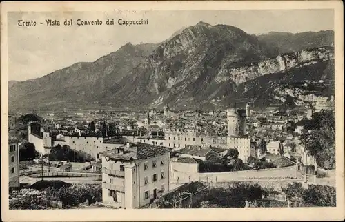 Ak Trento Trient Südtirol, Vista dal Convento dei Cappuccini