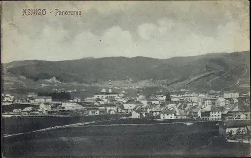 Ak Asiago Vicenza Veneto Venetien, Panorama