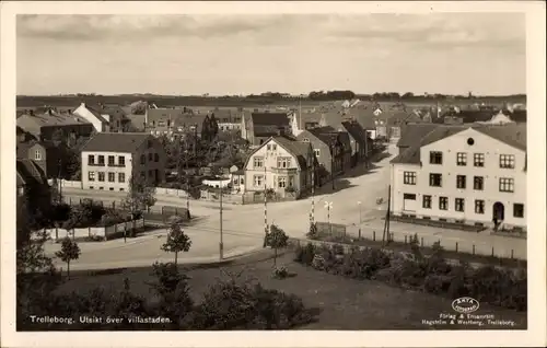 Ak Trelleborg Schweden, Stadtübersicht