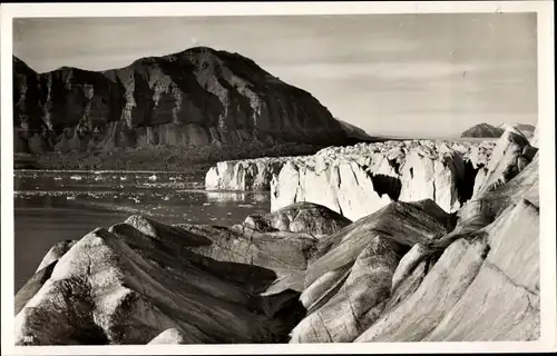 Ak Svalbard Spitzbergen Norwegen, Tempelbucht von Post Gletscher