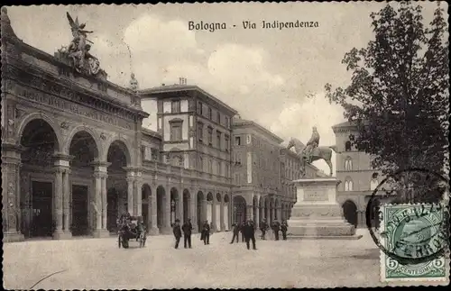 Ak Bologna Emilia Romagna, Via Indipendenza