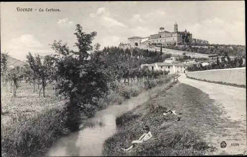 Ak Firenze Florenz Toscana, La Certosa