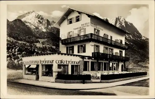 Ak Garmisch Partenkirchen in Oberbayern, Pension Haus Alpenrose