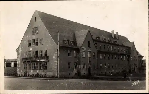 Ak Bad Bergzabern im Kreis Südliche Weinstraße, Zône Francaise d'Occupation, Caserne du Génie