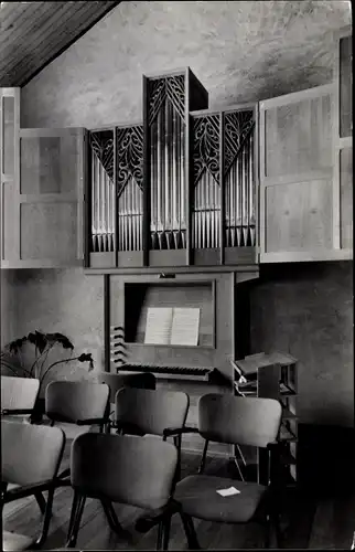 Ak Rutten Noordoostpolder Flevoland, Orgel Ned. Herv. Kerk