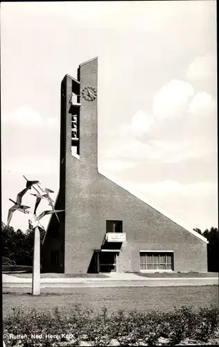 Ak Rutten Noordoostpolder Flevoland, Ned. Herv. Kerk