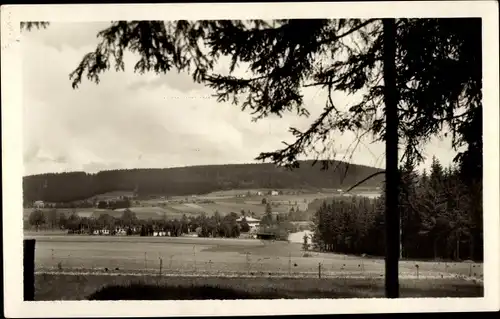 Ak Nová Ves u Nového Města na Moravě Region Hochland, Hotel Devět Skal