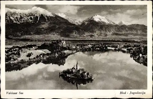 Ak Bled Veldes Slowenien, Blejsko jezero Bleder See, Insel Blejski Otok