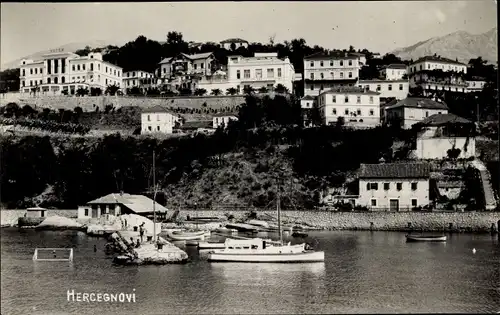 Ak Herceg Novi Castelnuovo Montenegro, Teilansicht