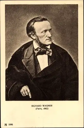 Ak Richard Wagner, Komponist