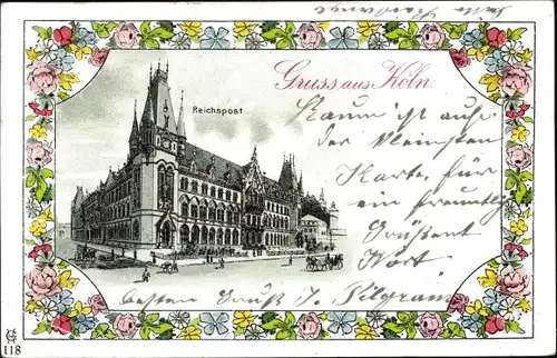 Litho Köln am Rhein, Reichspost