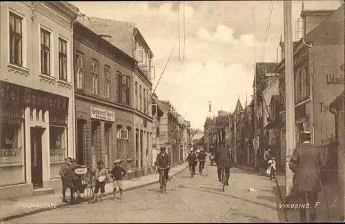 Ak Nykøbing Falster Dänemark, Jernbanegade