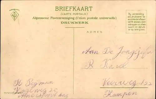 Ak Mann in einem Ballon, Frau und Mädchen