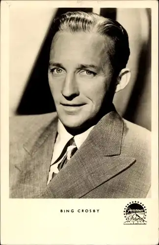 Ak Schauspieler und Sänger Bing Crosby, Portrait