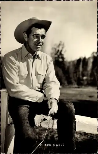 Ak Schauspieler Clark Gable, Portrait