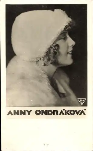Ak Schauspielerin Anny Ondra, Portrait