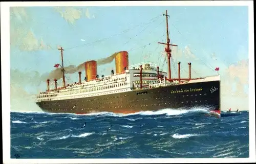 Künstler Ak Dampfer General von Steuben, Norddeutscher Lloyd Bremen