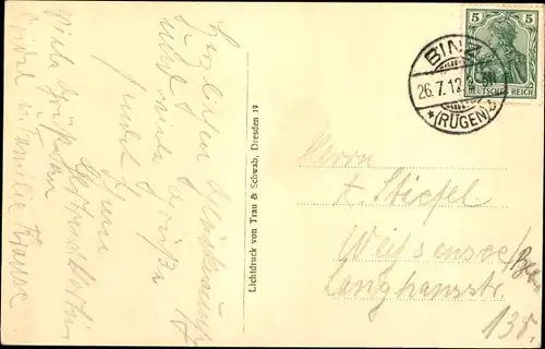 Ak Salonschnelldampfer Odin in voller Fahrt, Reederei Braeunlich