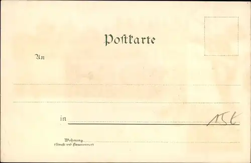 Litho Wald Trudering München, Truderinger Jagdhütte, Waidmannsheil, Auerhahn, Rehe