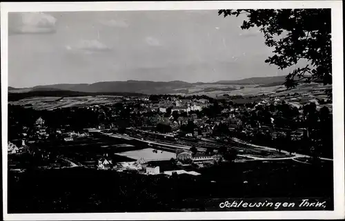 Ak Schleusingen in Thüringen, Totalansicht