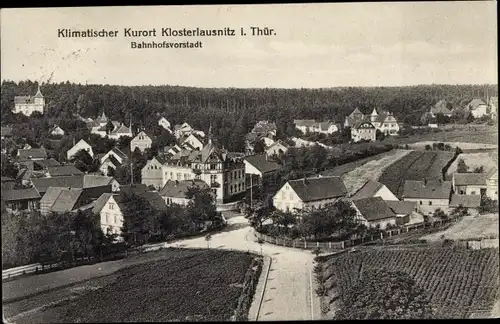 Ak Bad Klosterlausnitz in Thüringen, Blick auf die Bahnhofsvorstadt