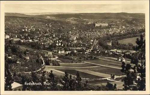 Ak Rudolstadt in Thüringen, Totalansicht