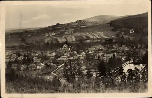 Ak Georgenthal in Thüringen, Blick vom Ziegelberg