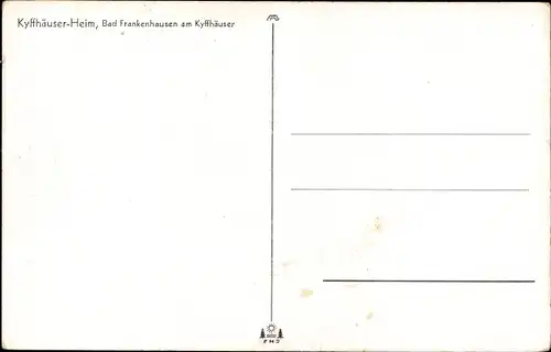 Ak Bad Frankenhausen im Kyffhäuserkreis, Kyffhäuser Heim