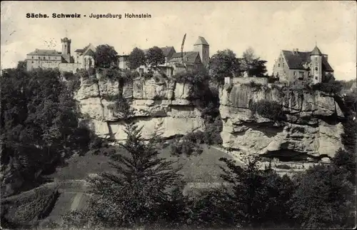 Ak Hohnstein Sächsische Schweiz, Jugendburg