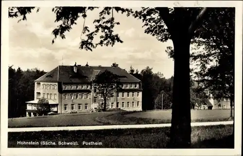 Ak Hohnstein in der Sächsischen Schweiz, Postheim