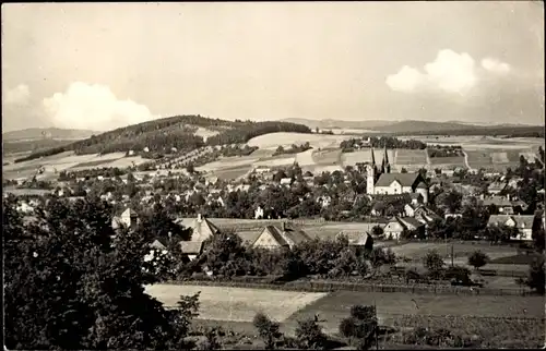 Ak Schirgiswalde? Felsenmühle Lausitzer Bergland, Panorama