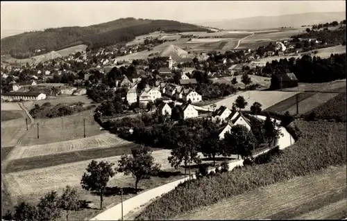 Ak Schneeberg im Erzgebirge, Blick vom Gleesberg