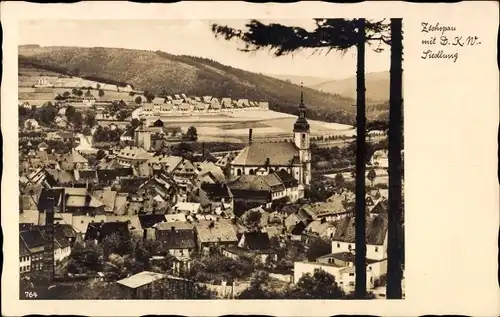 Ak Zschopau im Erzgebirge Sachsen, mit D.K.W. Siedlung