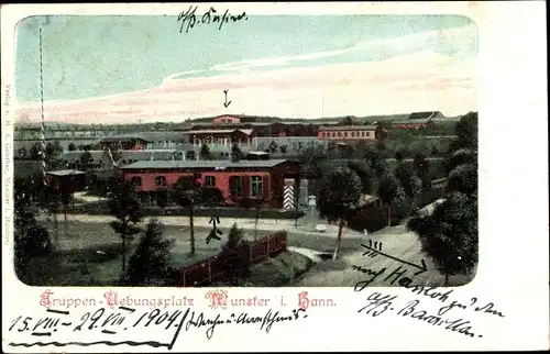 Ak Munster an der Örtze, Munsterlager, Truppenübungsplatz