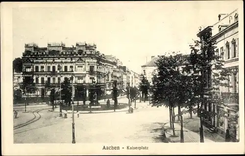 Ak Aachen in Nordrhein Westfalen, Kaiserplatz