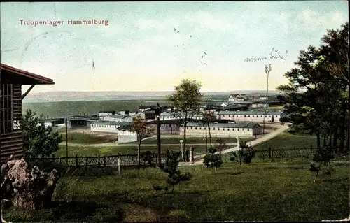 Ak Hammelburg in Unterfranken Bayern, Truppenlager