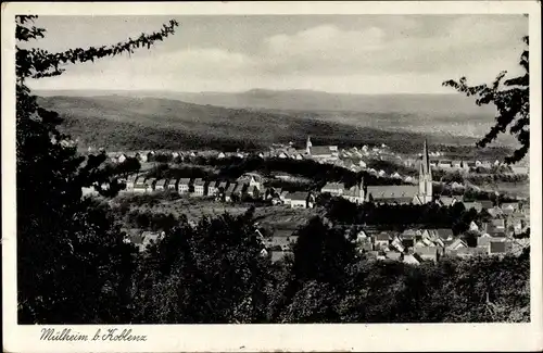 Ak Mülheim Kärlich in Rheinland Pfalz, Blick auf den Ort